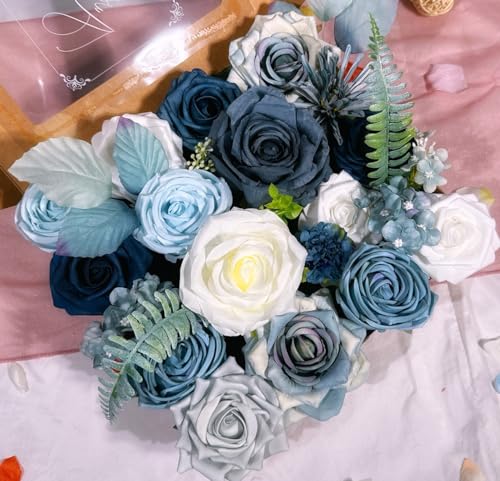 White&blue&gray