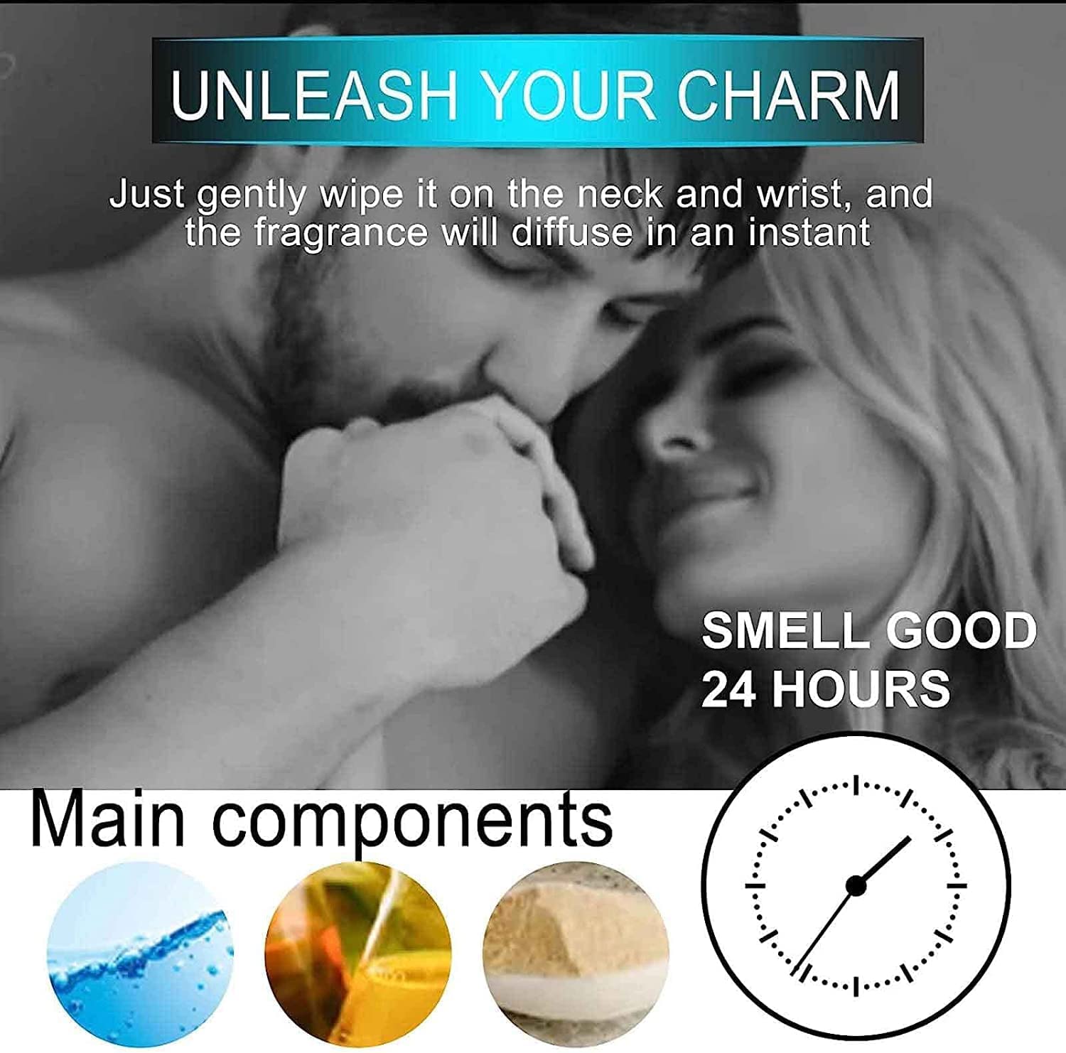 Premium Targeo & Clogskys Cologne for Men & Women - Lure Her Perfume, Long-Lasting Fragrance for Date Night, Office & Special Occasions (Gold)