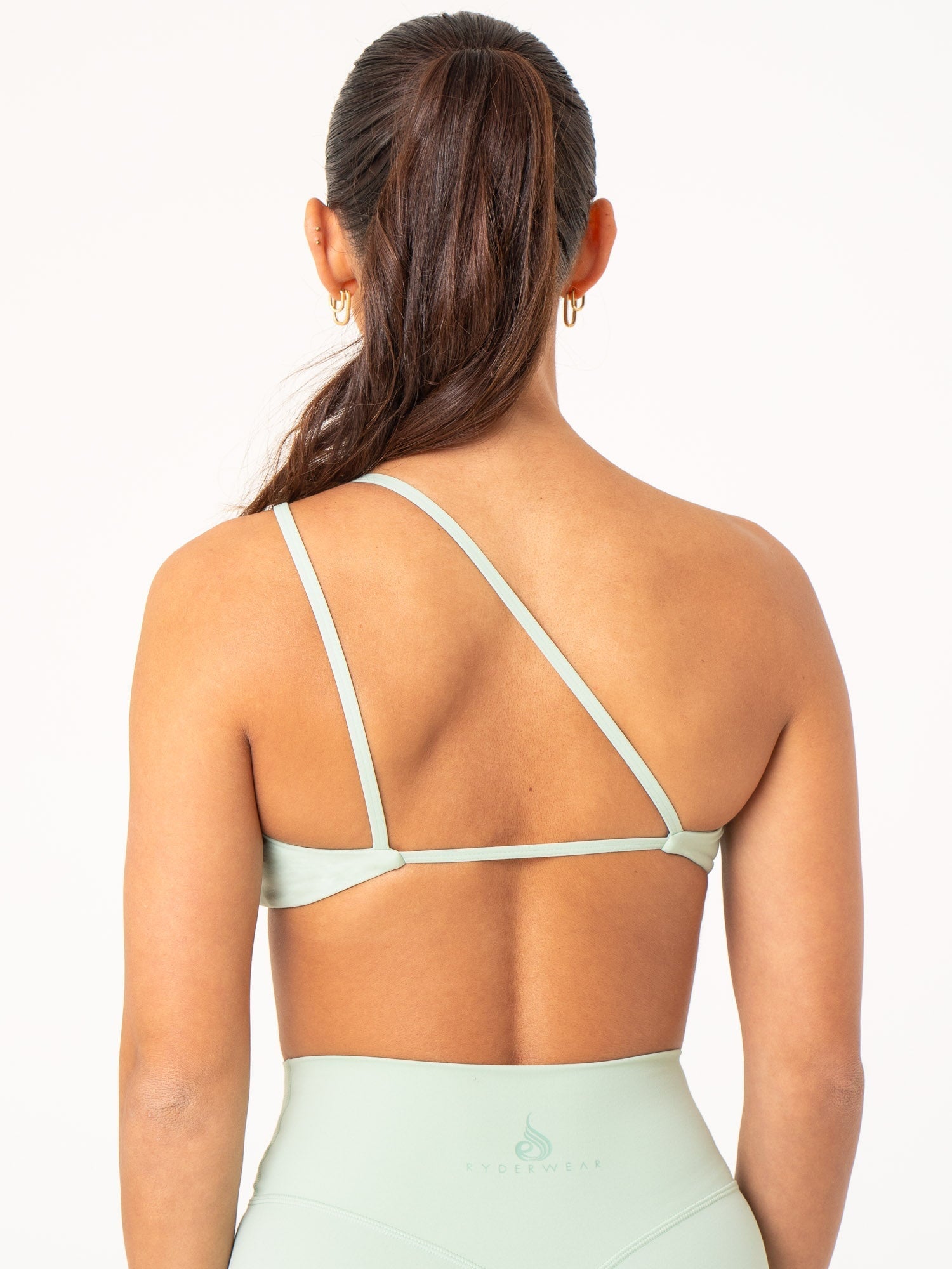 NKD One Shoulder Sports Bra for Women - Breathable & Supportive Workout Top - Perfect for Yoga, Running & Gym