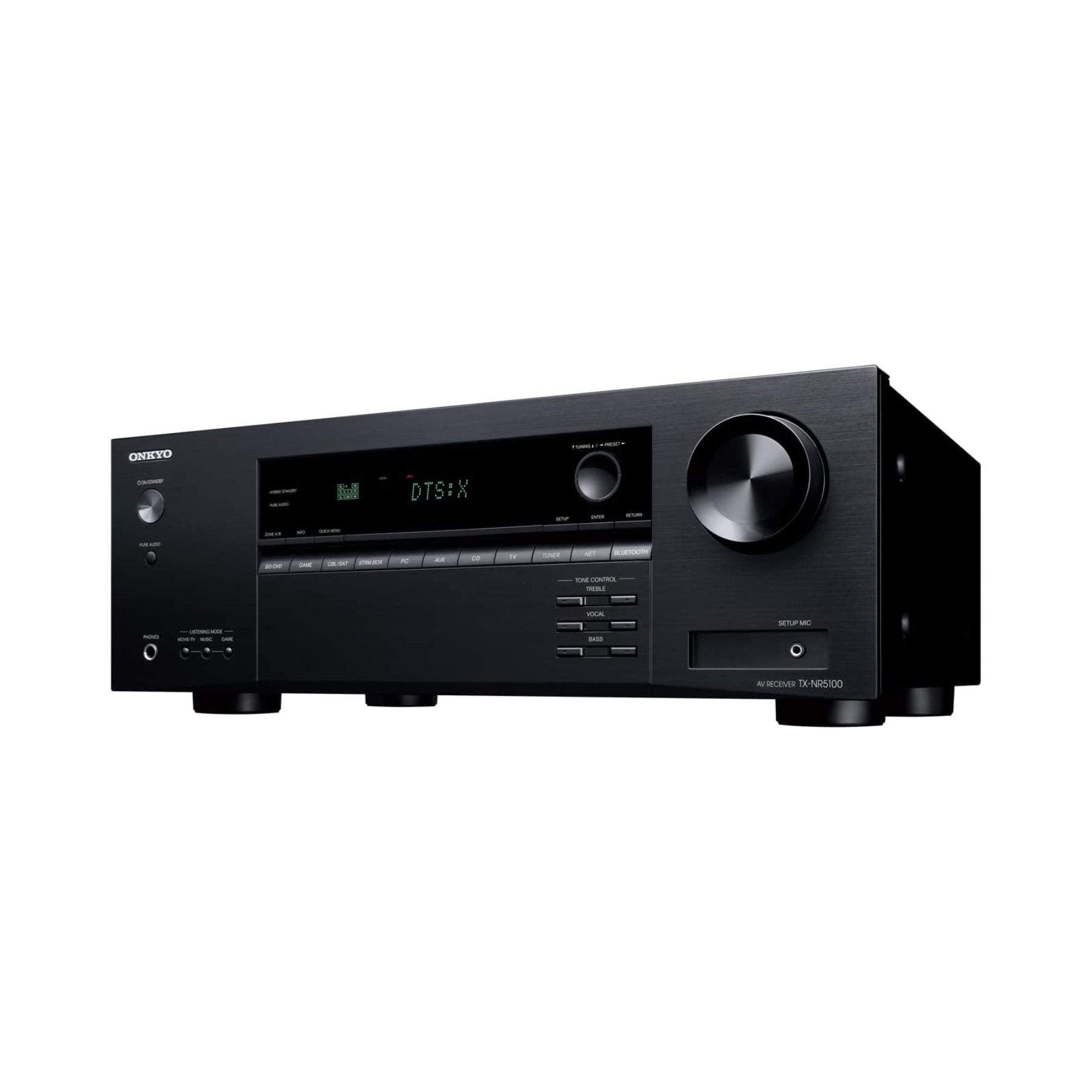 Onkyo TX-NR5100 7.2 Channel 8K AV Receiver with Dolby Atmos - Hi-Res Audio Network Streaming (Open Box) - Perfect for Home Theater, Gaming & Music Systems