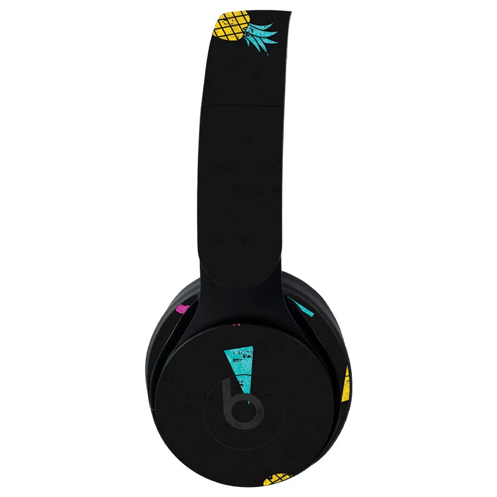 MightySkins Vinyl Decal Wrap Cover for Beats Solo Pro Wireless Headphones - Magic Pineapple Design | Protective & Durable Skin | Easy to Apply & Remove | Made in USA | Perfect for Travel, Gym & Daily Use