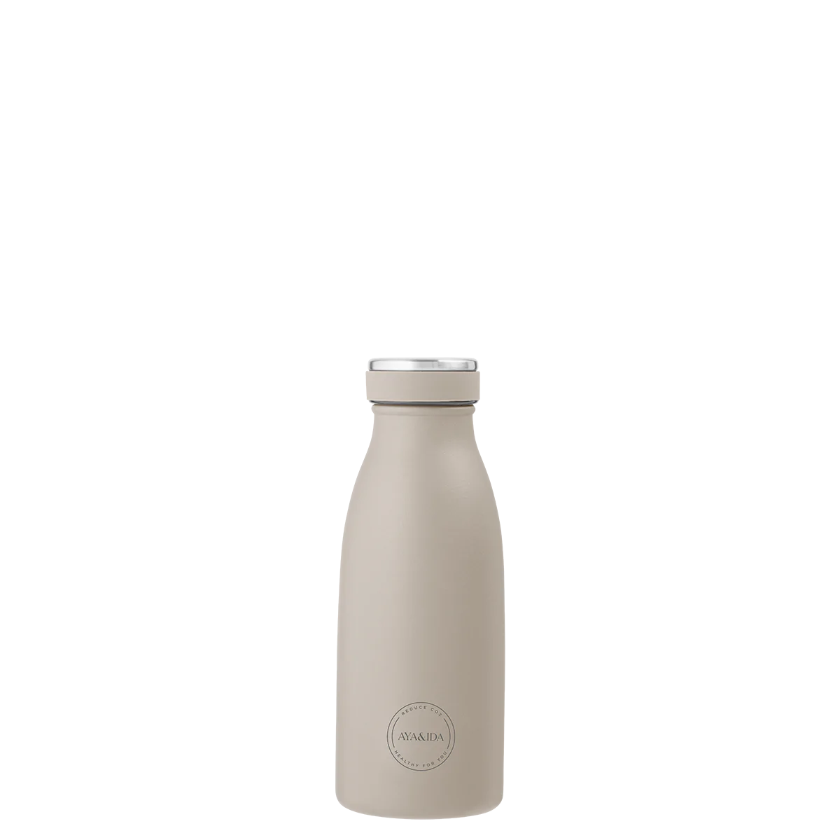 AYA&IDA 350ML Cream Beige Insulated Water Bottle - Leak Proof, BPA Free Stainless Steel Thermos for Gym, Hiking, Office & Outdoor Activities