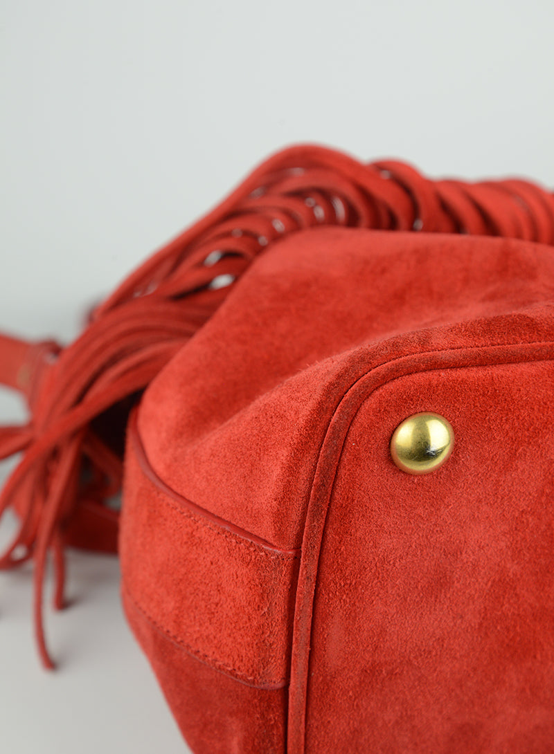 Saint Laurent Emmanuelle Red Leather Crossbody Bag - Luxury Designer Handbag for Women, Perfect for Parties, Date Nights & Special Occasions