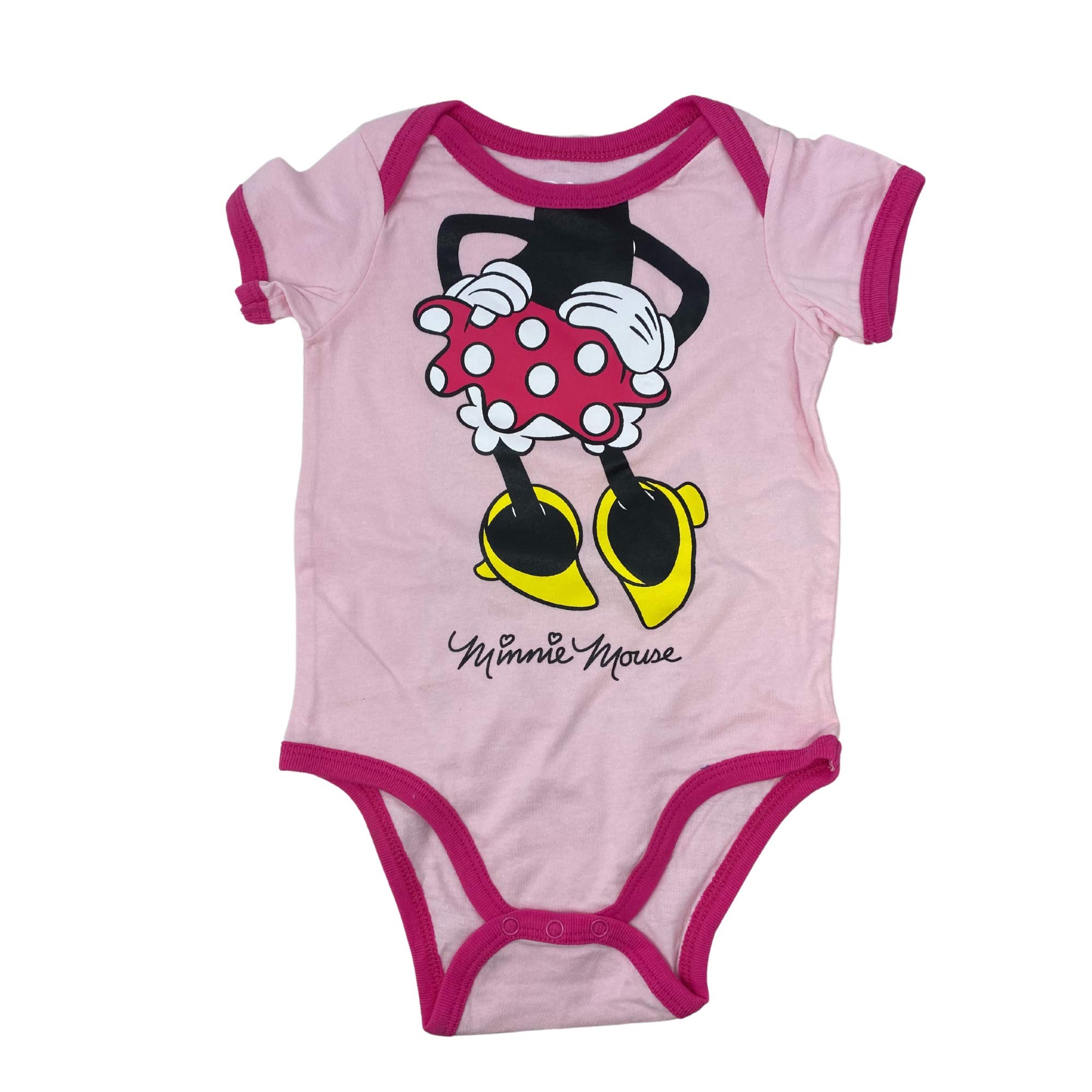 Minnie Mouse Baby Onesie - Soft Cotton Infant Bodysuit for Girls & Boys - Perfect for Disney Theme Parties, Photo Shoots & Everyday Wear