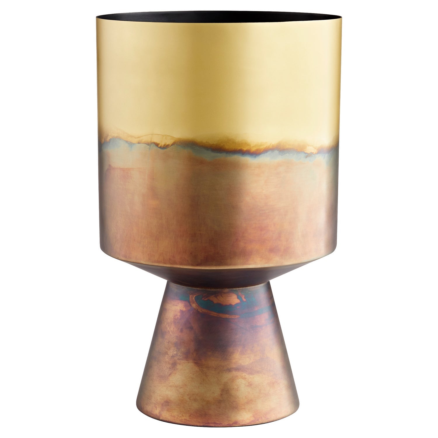 Cyan Design 11163 Rhizome #2 Gold Planter - Modern Indoor Flower Pot for Home & Office Decor, Perfect for Succulents, Plants & Centerpieces