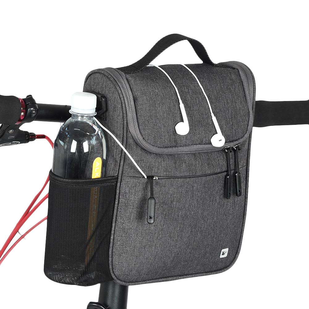 Rhinowalk Bike Handlebar Bag - Waterproof Front Frame Basket Bag for Road & Mountain Bikes | Professional Cycling Accessories for Commuting, Touring & Outdoor Adventures