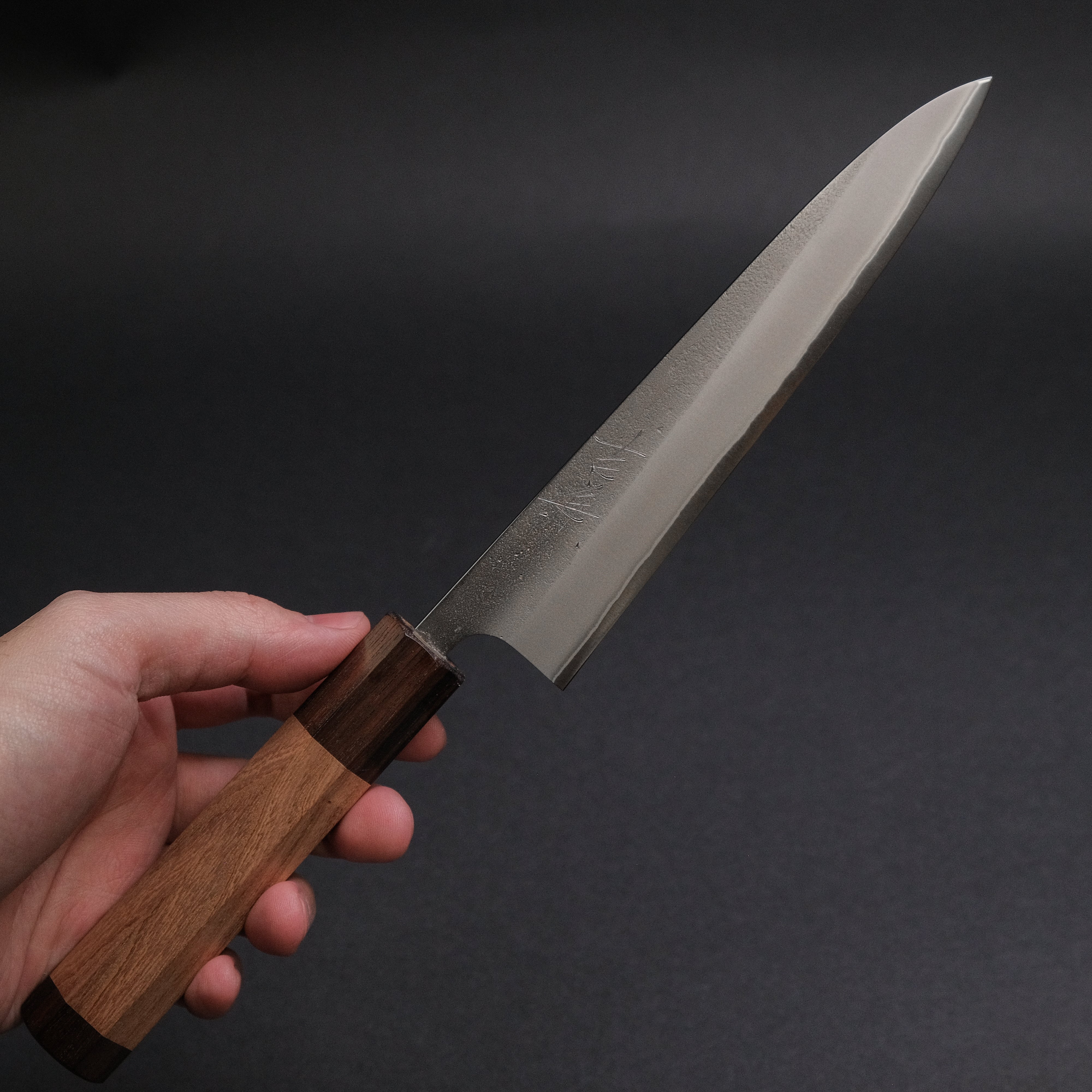 Yoshikane White #2 Nashiji Petty Knife 150mm with Enju Handle - Premium Japanese Kitchen Knife for Slicing, Peeling & Precision Tasks