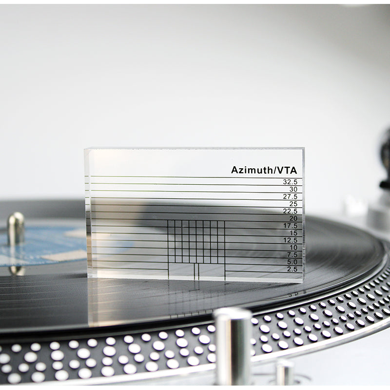 Azimuth & VTA Ruler for Tonearm and Cartridge Alignment - Perfect for Turntable Setup and Vinyl Record Player Adjustments