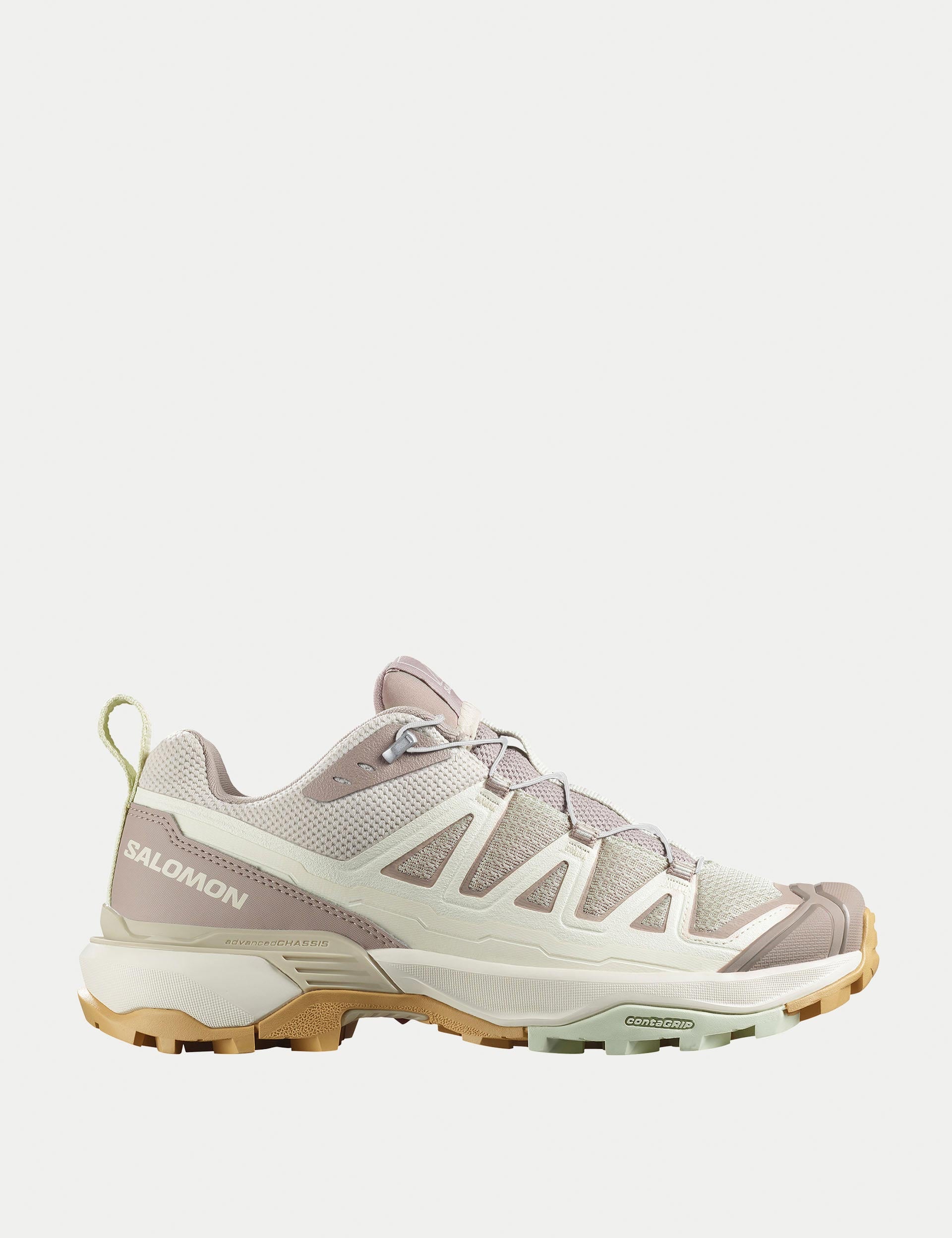 X Ultra 360 Edge Waterproof Hiking Shoes - Rainy Day/Vanilla Ice/Canary Green Color Options | Perfect for Outdoor Adventures & Wet Weather Conditions