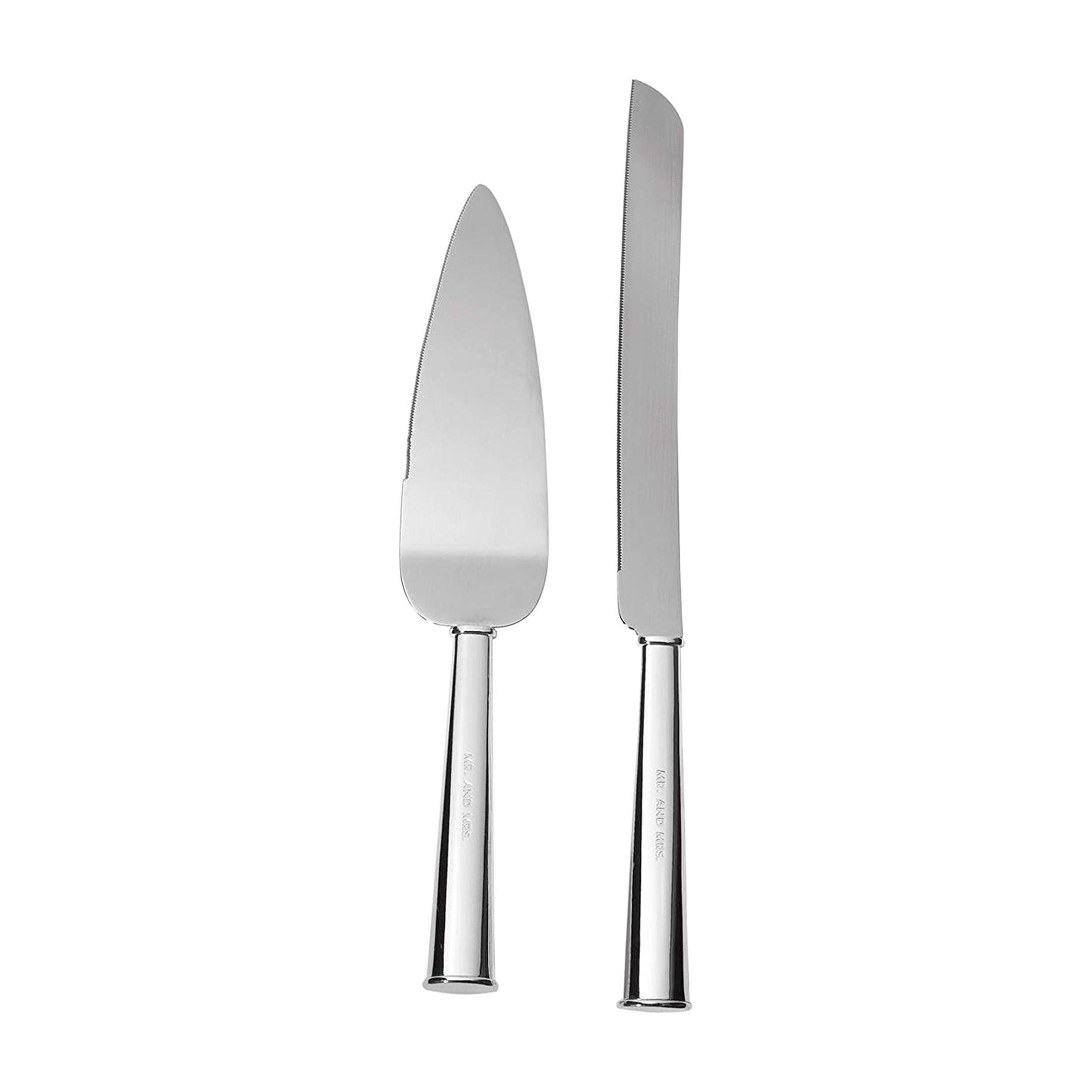 Kate Spade Bridal Darling Point Personalized Wedding Cake Knife & Server Set - Custom Engraved Cake Cutting Set for Bride & Groom - Perfect Wedding Gift & Accessory for Bridal Showers, Receptions & Anniversary Celebrations