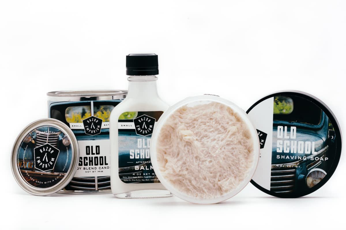 Small Batch Shaving Soap for Men | Old School Traditional Wet Shaving | Perfect for Daily Grooming & Beard Care