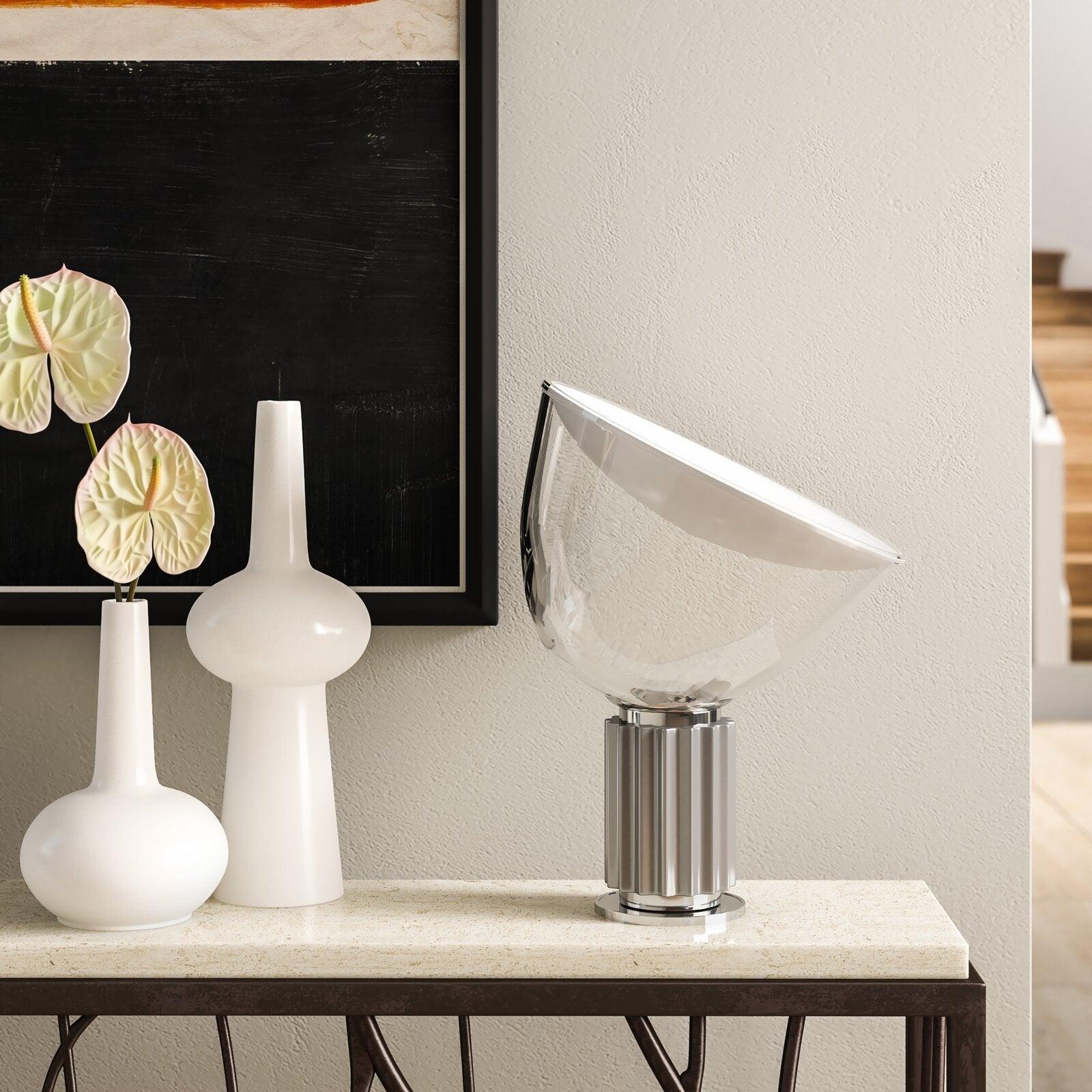 Nexus Modern LED Table Lamp - Adjustable Brightness, USB Charging Port, Night Light for Bedroom, Living Room, Office & Study Desk - Warm White/Cool White Light Options