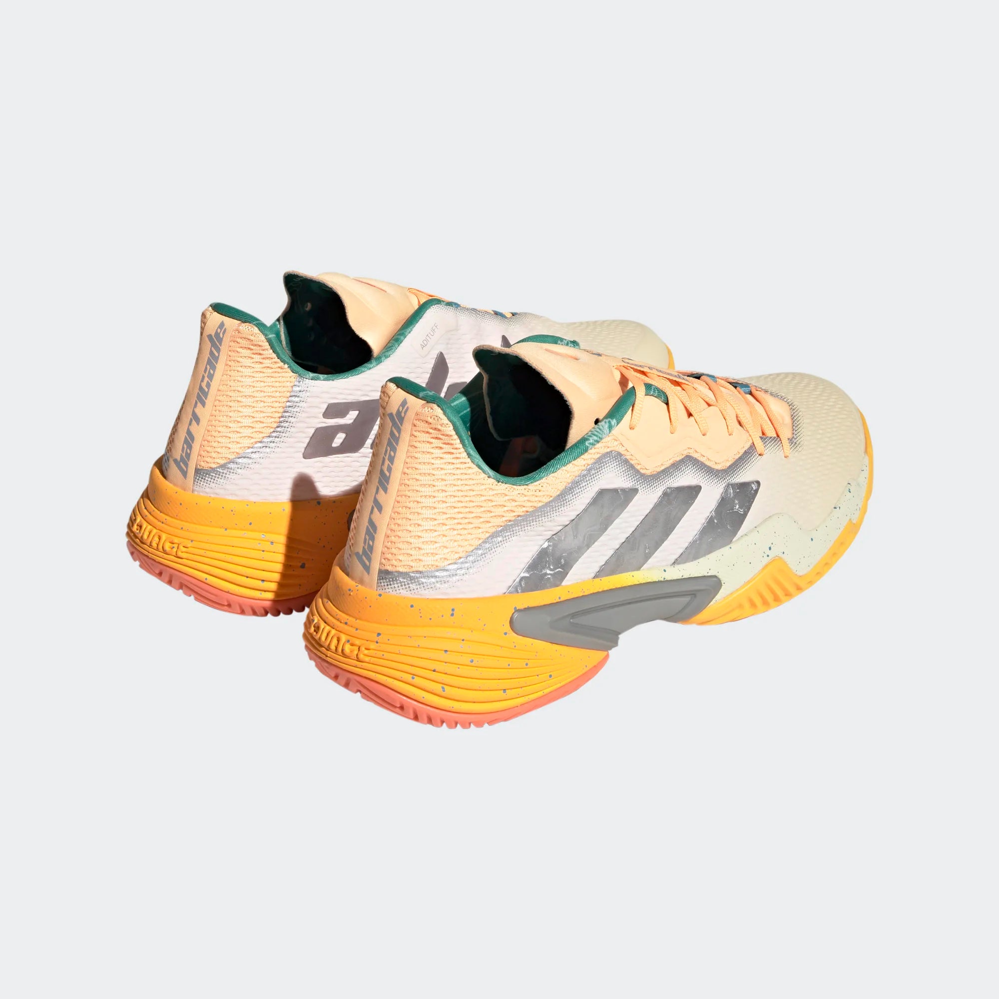 adidas Barricade men tennis shoes   Orange/Yellow/Green HQ8416
