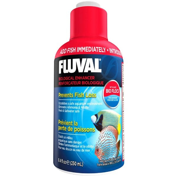 Fluval Biological Enhancer for Aquariums - Promotes Healthy Bacteria Growth & Water Clarity - Ideal for Freshwater & Saltwater Fish Tanks