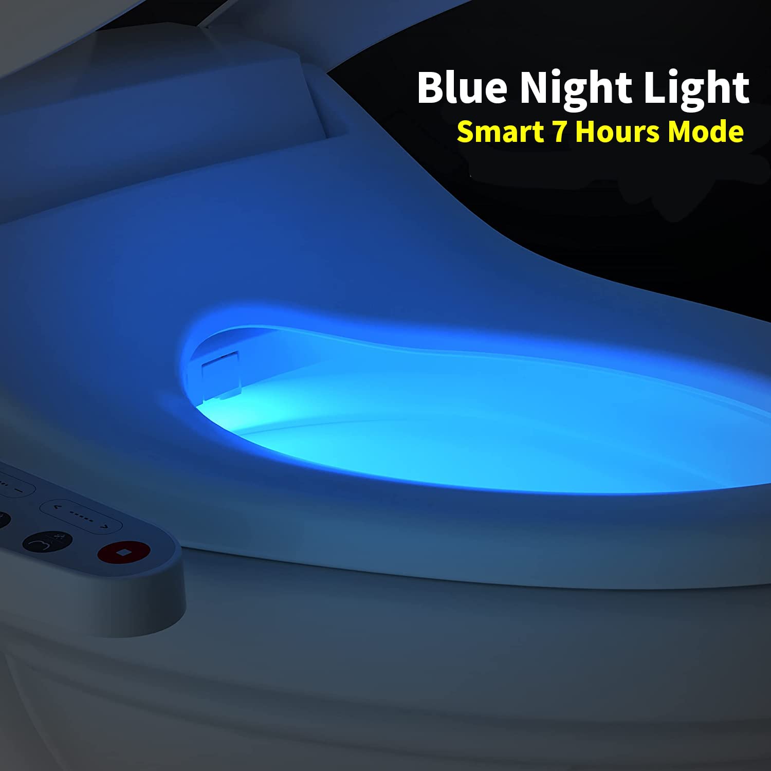 R&T V2601 Heated Bidet Seat for Elongated Toilet - Smart Toilet Seat with Warm Air Dryer, Temperature Controlled Wash & Adjustable Water Pressure - Perfect for Modern Bathrooms & Enhanced Hygiene Comfort
