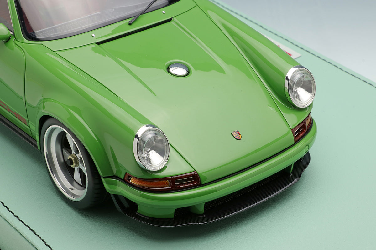 EIDOLON 1:18 Scale Porsche 911 (964) Singer DLS 2018 Green Diecast Model Car - Perfect for Collectors, Display, and Racing Enthusiasts