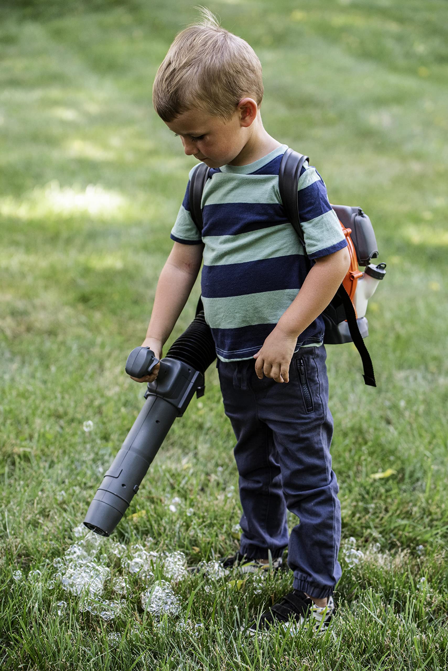 Husqvarna Toy Bubble Backpack Leaf Blower for Kids - Outdoor Play & Yard Work Pretend Play - Perfect for Gardening, Role Play & Imaginative Play