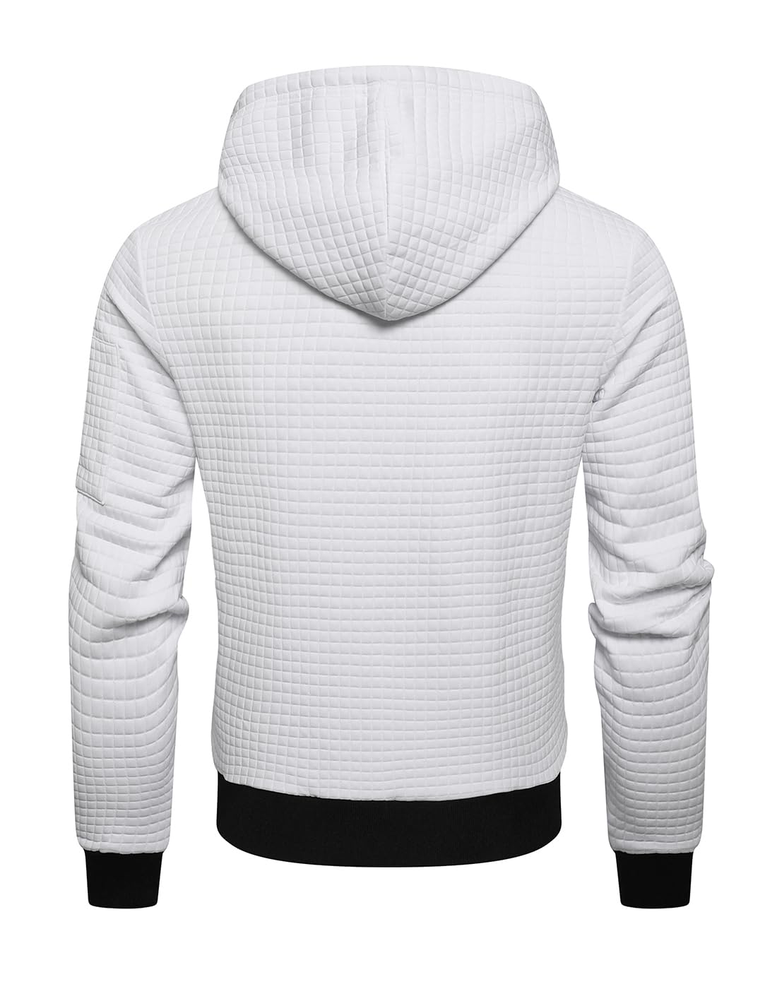 Men's Lightweight Hoodie Full Zip Sweatshirt - Casual Jacket Coat for Outdoor Activities, Gym & Lounge Wear
