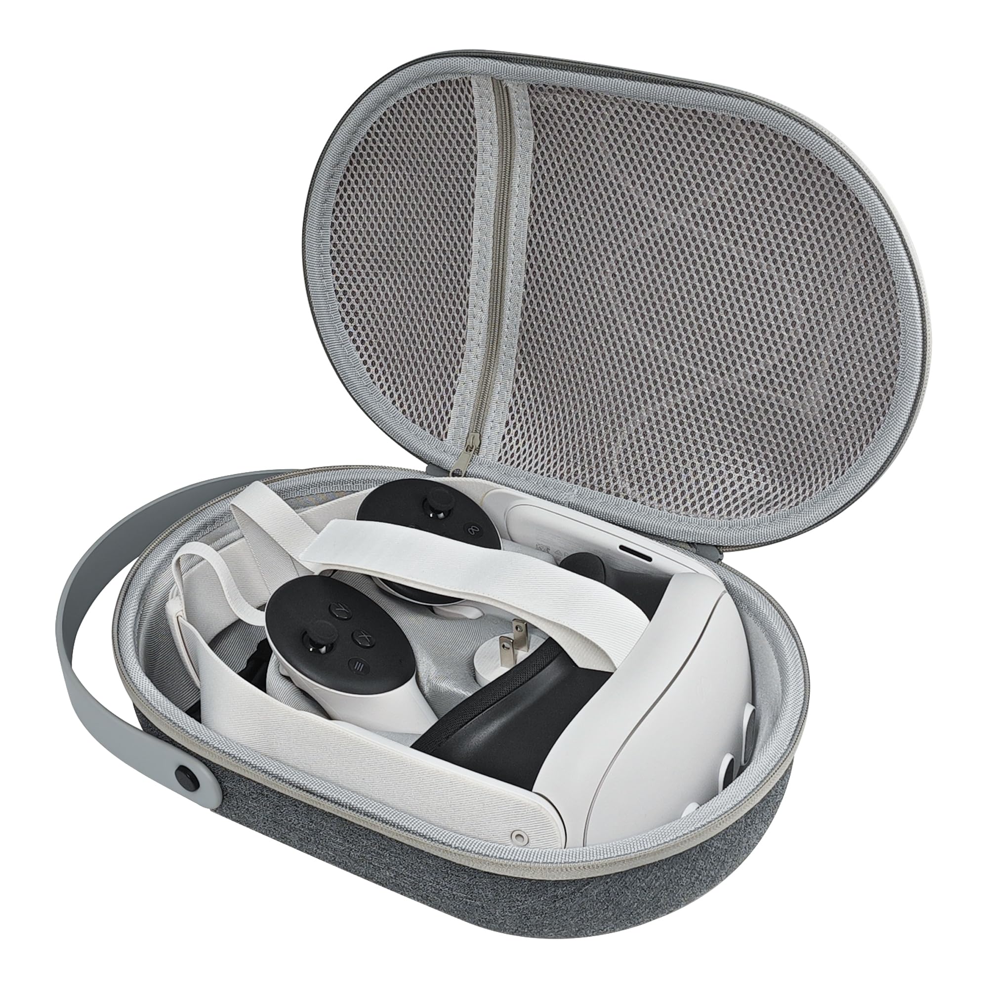 AWINNER Hard Shell Carrying Case for Meta Quest 3 VR Headset - Ultra Slim Travel Protection Cover - Perfect for Gaming, Travel & Storage Accessories