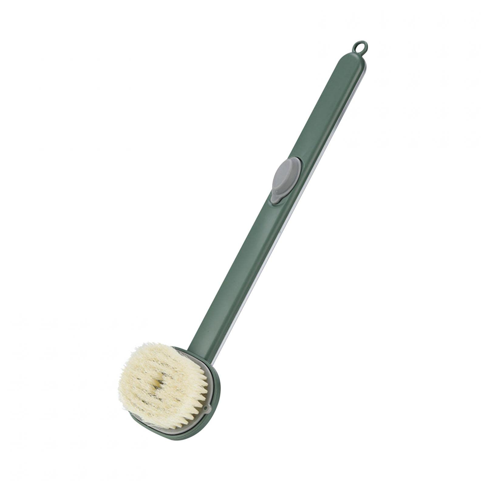Premium Exfoliating Bath Brush with Soap Dispenser - Long Handle Shower Scrubber for Deep Cleansing & Massage - Back Scrubber & Body Brush for Spa-Like Experience at Home - Perfect for Exfoliation, Dead Skin Removal & Relaxation