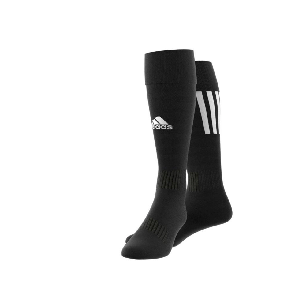 Adidas Santos 18 Soccer Socks - Black & White Football Crew Socks for Men & Women - Perfect for Training, Matches & Sports Performance