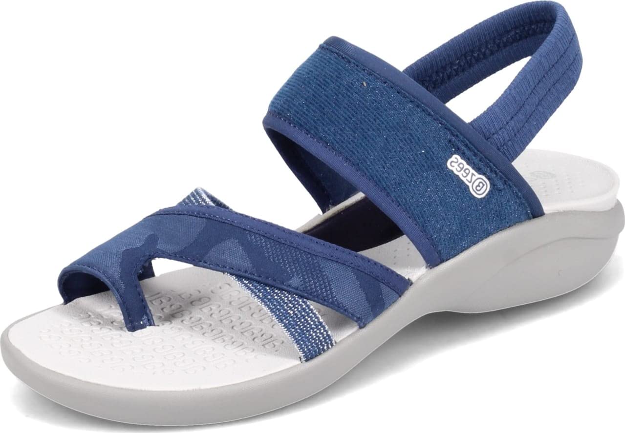 BZees Women's Comfortable Call Me Sandal - Lightweight Slip-On Walking Shoes for Women with Arch Support | Perfect for Travel, Work, and Everyday Wear
