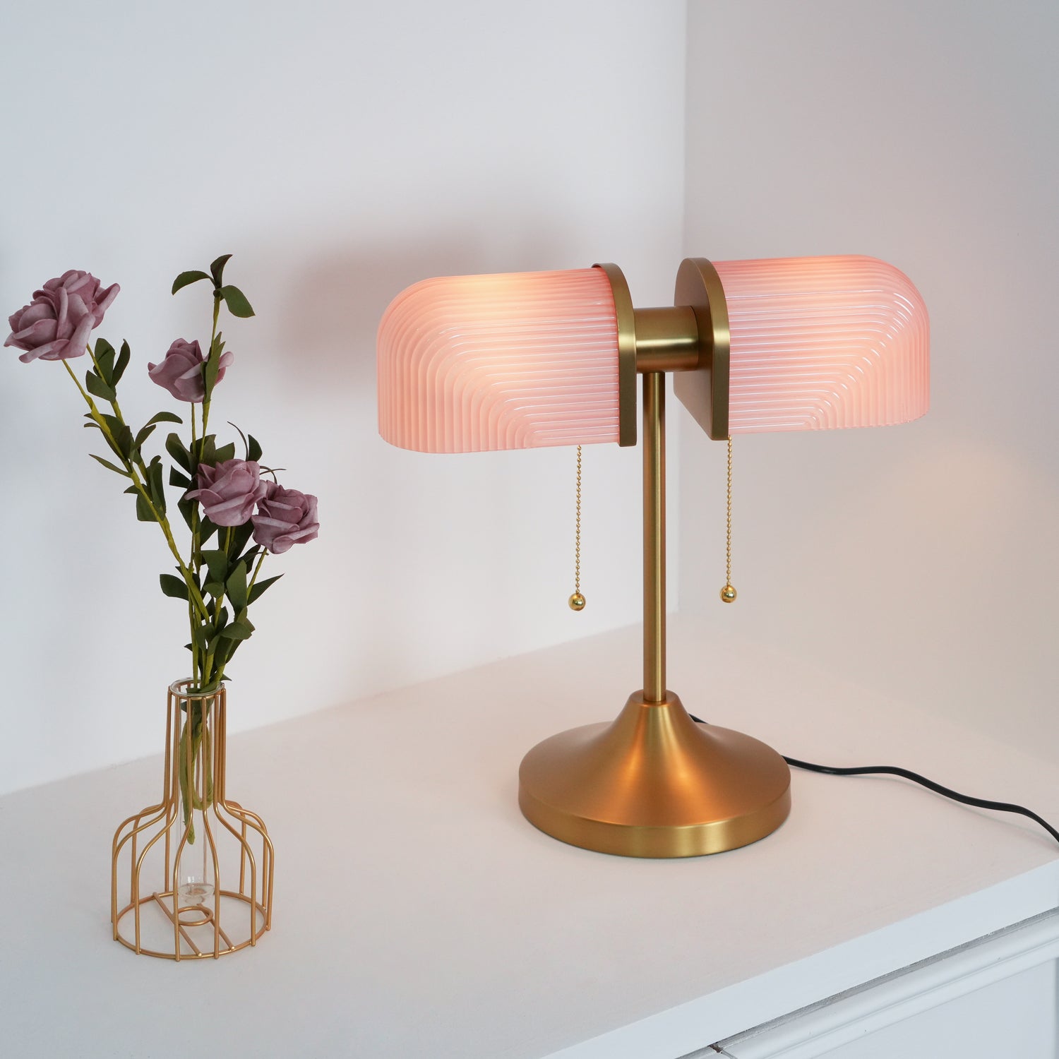Modern Ashby Table Lamp - Adjustable LED Desk Light with USB Port for Home Office, Bedroom & Living Room - Perfect for Reading, Working & Decor