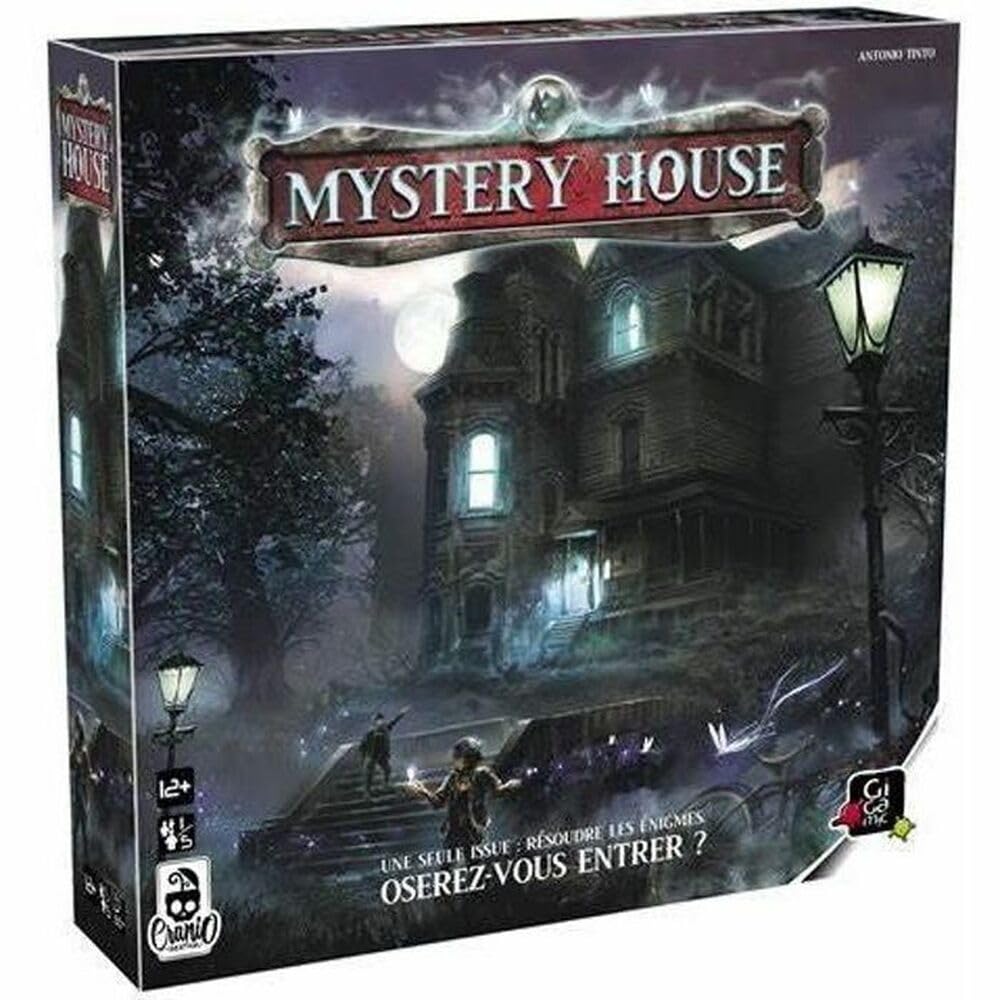Gigamic Mystery House Board Game - Family Strategy Game for Kids & Adults - Fun Detective Puzzle Solving Adventure - Perfect for Game Nights & Parties