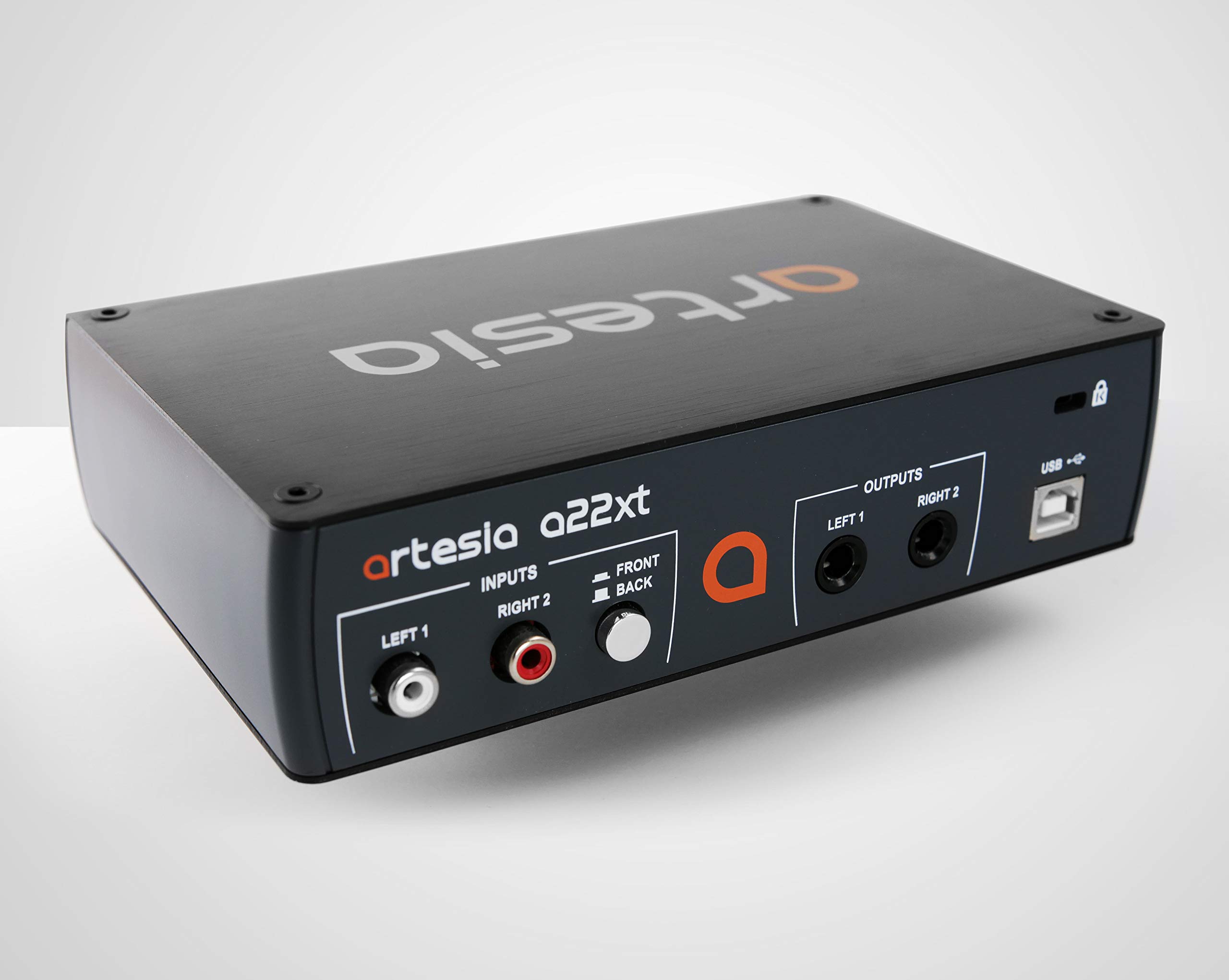 Artesia BE-AUD+ Professional Recording Bundle with A22XT USB 2.0 Audio Interface & AMH 122 Studio Monitor Headphones - Perfect for Home Studios, Podcasting, Music Production, and Live Streaming