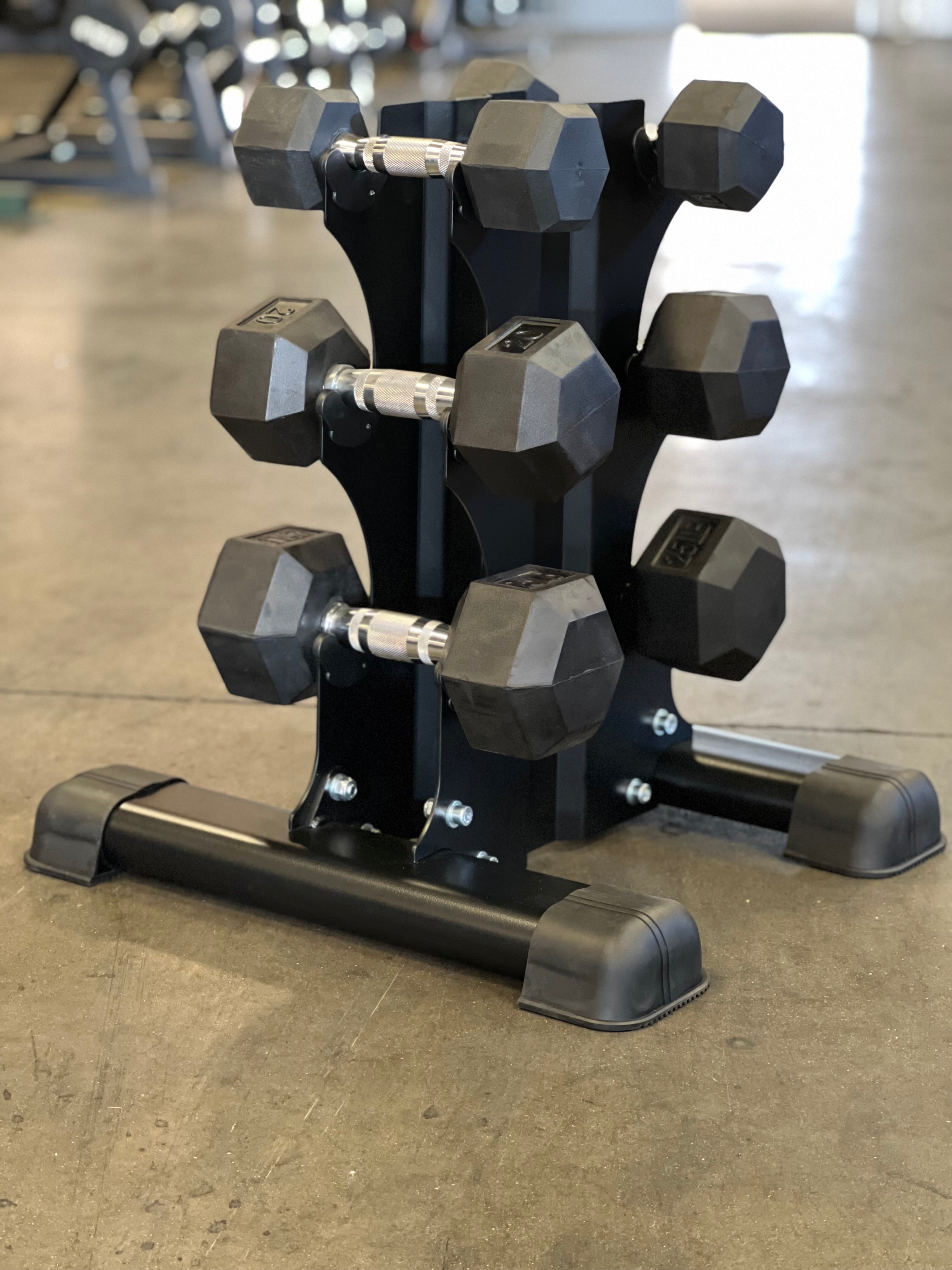 Heavy Duty Vertical Dumbbell Rack - Space Saving Weight Storage Organizer for Home Gym & Fitness Studio - Perfect for Dumbbell Organization and Workout Equipment Storage