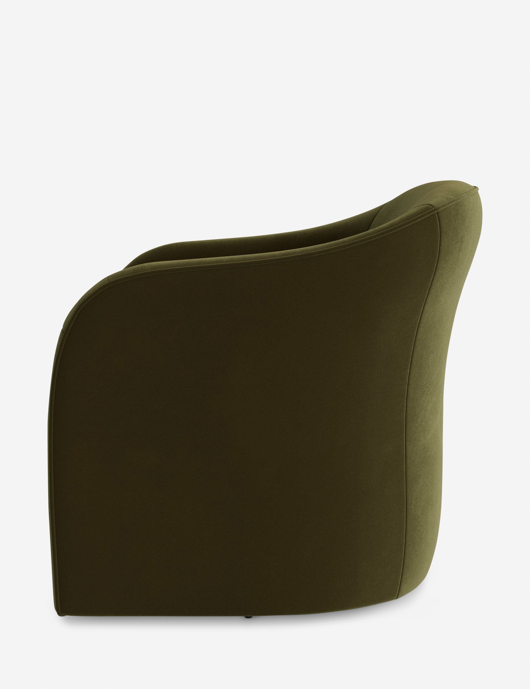 Faro Swivel Chair by DISC Interiors - Modern Rotating Lounge Chair for Living Room, Office & Reading Nook - Comfortable 360-Degree Swivel Base with Upholstered Seat