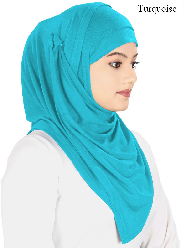 Soft Viscose Jersey Hijab & Band Set for Women - Breathable Muslim Headscarf & Underscarf - Perfect for Daily Wear, Prayer, and Modest Fashion