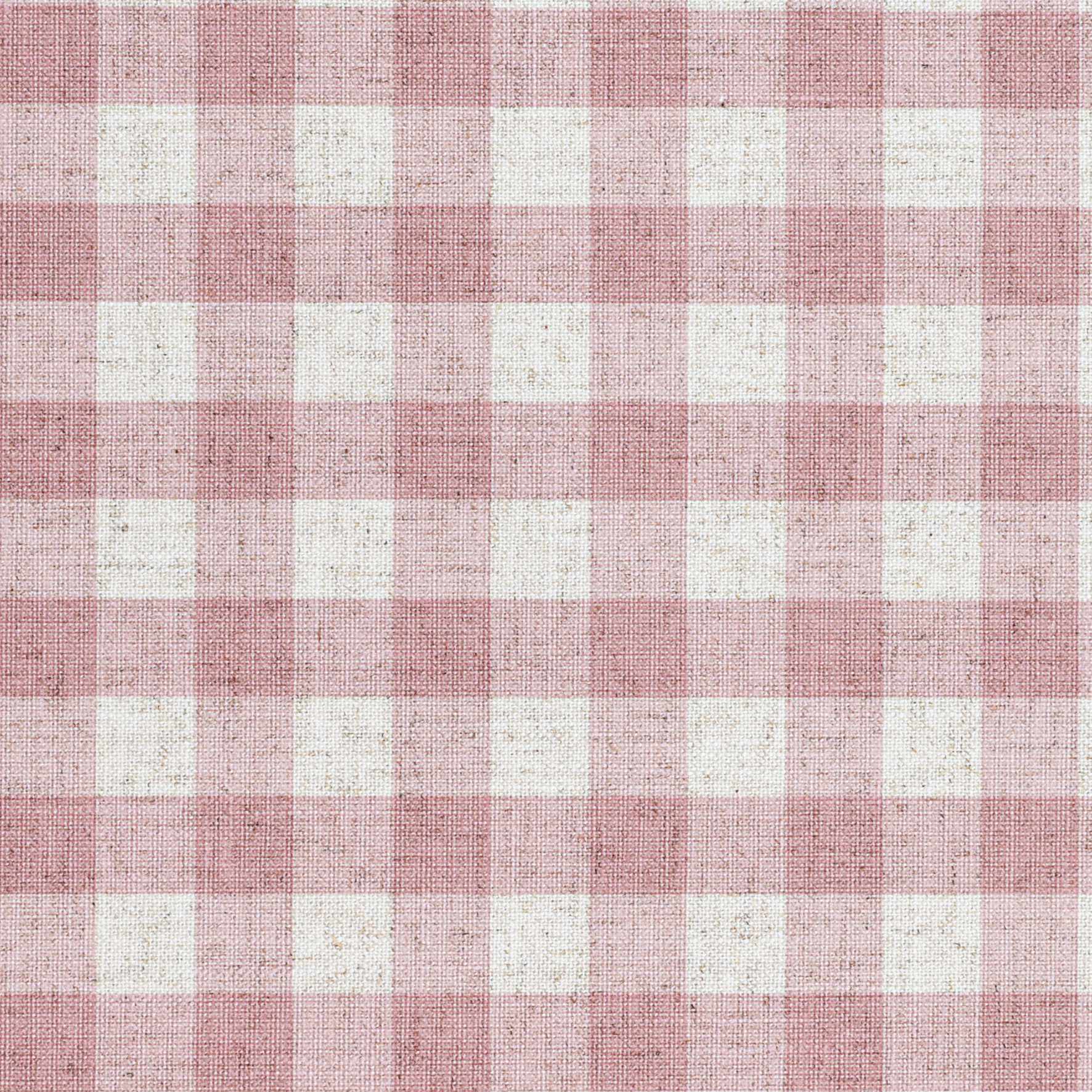 Linen Check Wallcovering - Old Rose Samples | Vintage Floral Wallpaper for Living Room, Bedroom & Home Decor