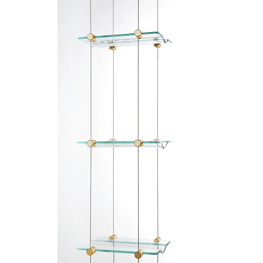 Blue Grouse 12 Bottle Floating Wine Rack Display Kit - Wall Mounted Wine Storage for Kitchen, Bar & Dining Room Decor