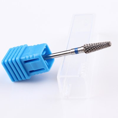 Professional Silver Carbide Nail Drill Bits - Cone Shape Nail File for Electric Manicure Tools | Compatible with Nail Drill Machines | Durable Milling Cutters for Salon & Home Nail Care | Perfect for Gel Polish Removal & Nail Art Design