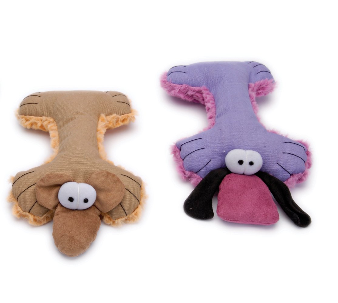 Pennplax Plush Bone Buddies Dog Toy - Soft & Durable Chew Toy for Small & Medium Dogs - Perfect for Playtime, Training & Cuddling
