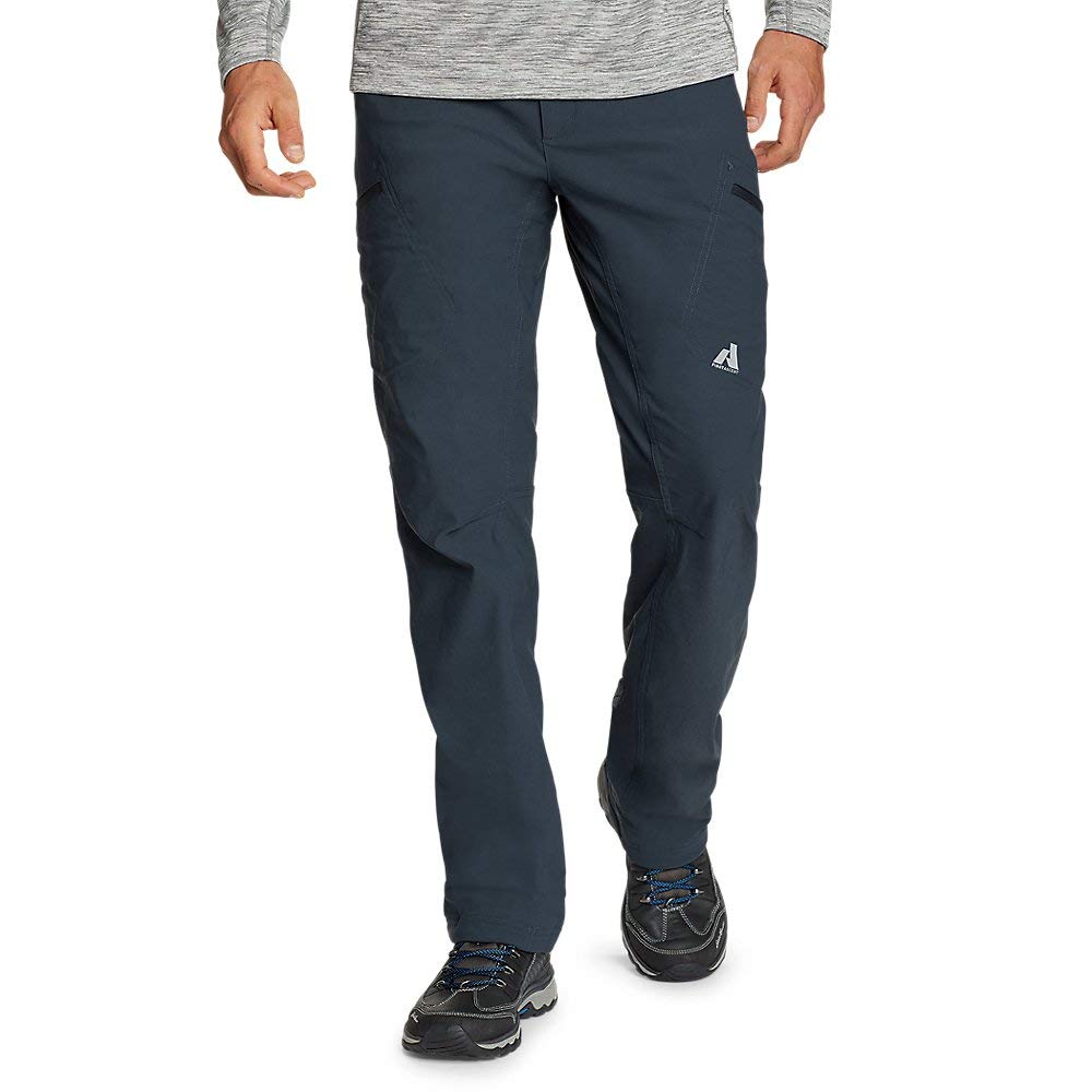 Eddie Bauer Men's Rainier Lined Waterproof Pants for Hiking & Outdoor Activities - Cold Weather & Rain Protection