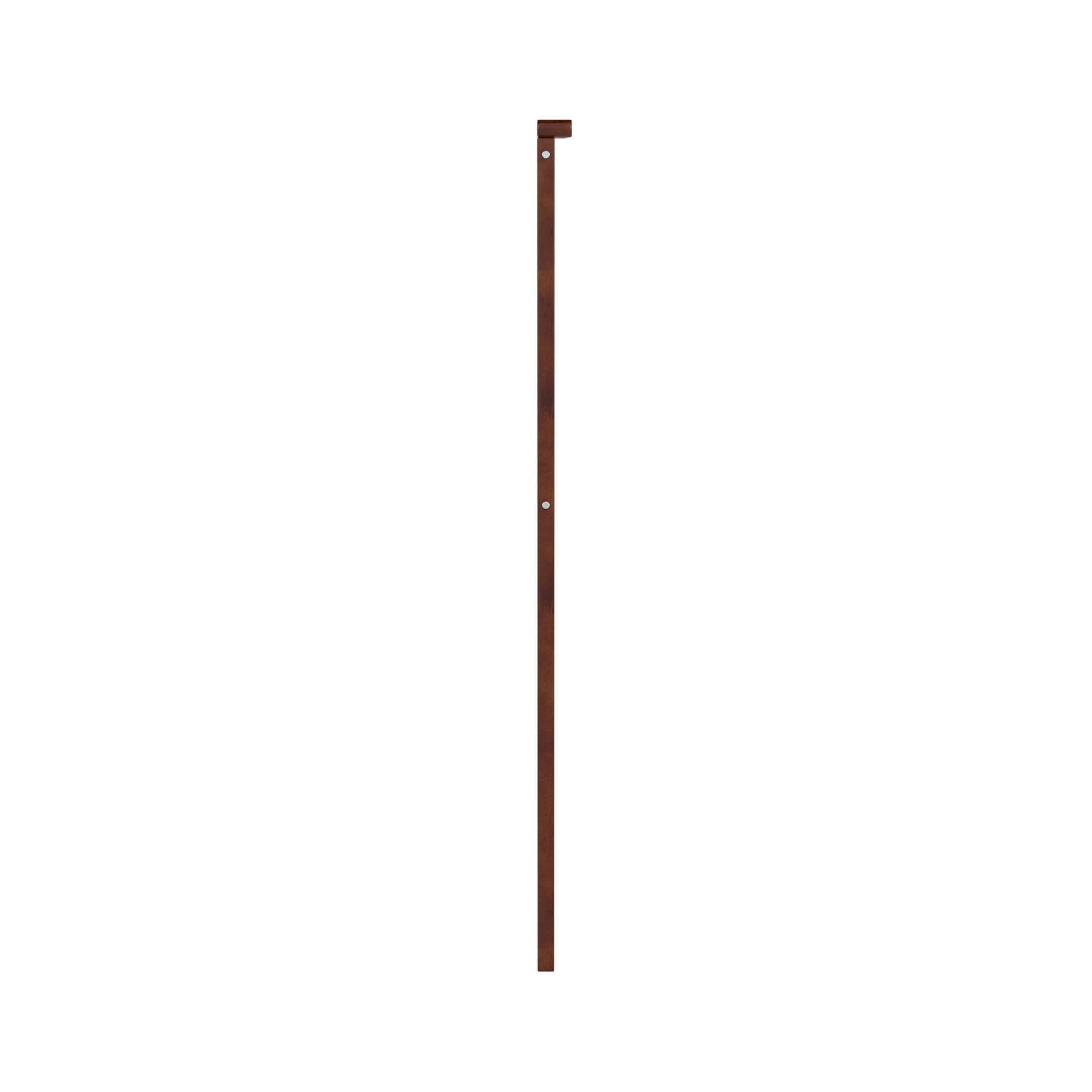 AFI Madison Queen Solid Wood Panel Headboard with USB Charging Ports - Walnut Finish - Modern Bedroom Furniture for Home Decor & Space Saving Design