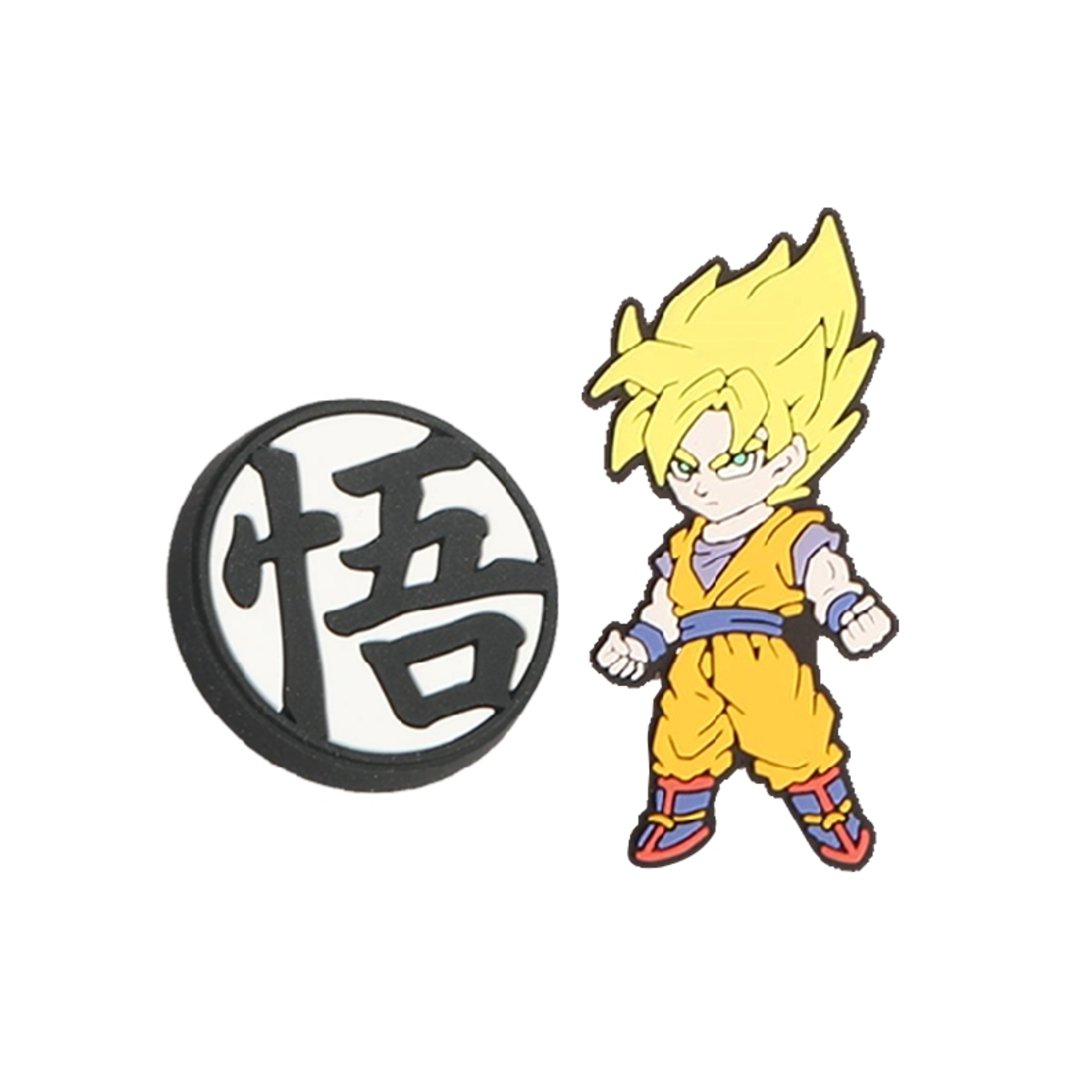 Victor x Dragon Ball Z PG4002DBZ Anime Shoelace Charms - Cool Dragon Ball Z Shoe Accessories for Sneakers & Casual Shoes - Perfect for Cosplay, Anime Fans & Street Fashion