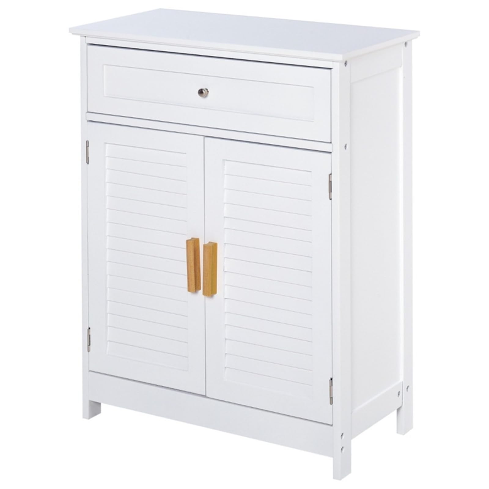 Waterproof Bathroom Storage Cabinet - Floor Standing Toilet Side Cabinet with Multi-Functional Shelves | Perfect for Small Bathroom Organization, Apartment Storage & Vanity Essentials
