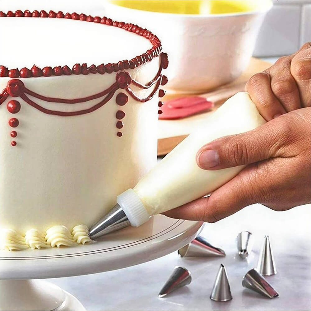 30-Piece Daisy Icing Decorating Set for Cakes, Cupcakes & Cookies - Professional Baking Tools for DIY Cake Decorating, Birthday Parties & Wedding Desserts