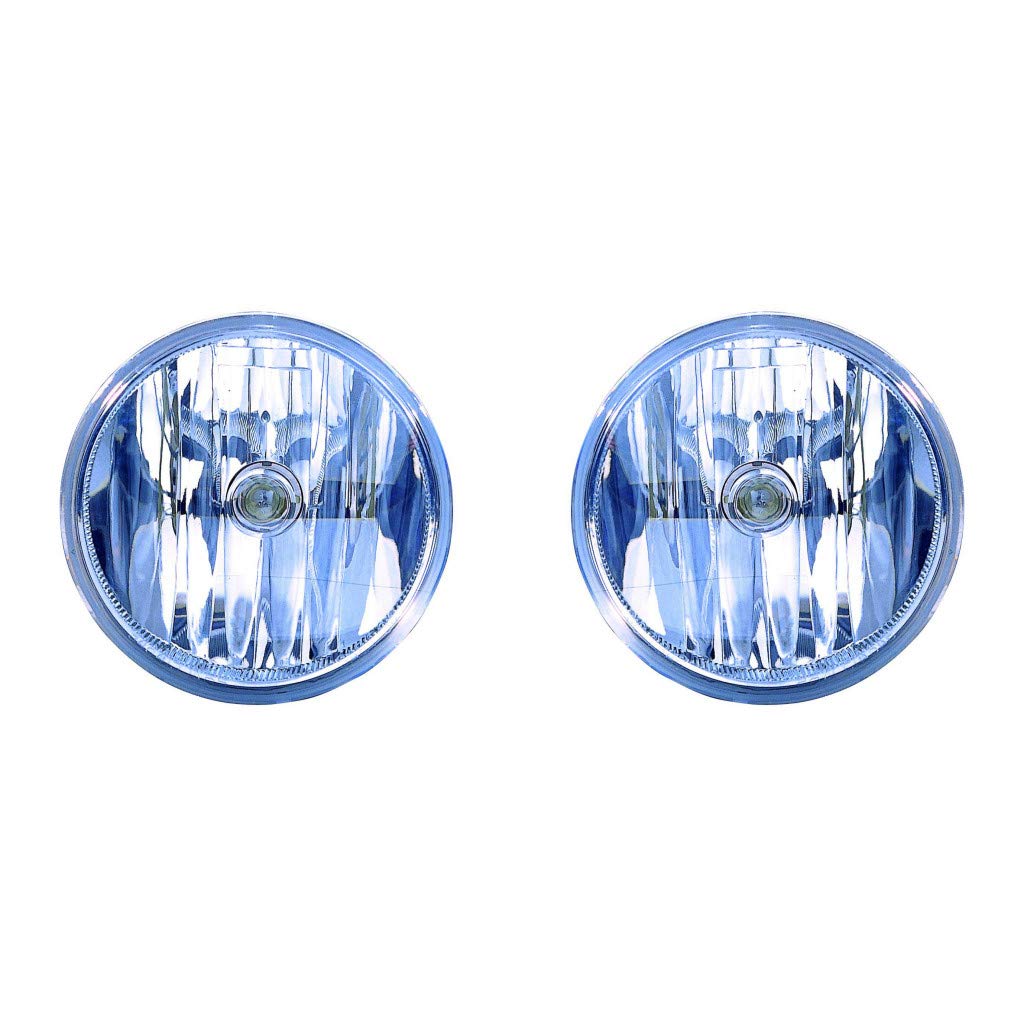 GMC Sierra 1500 Fog Light Assembly (2014-2015) - Pair with Bulbs, CAPA Certified, Driver & Passenger Side - Replacement for GM2590104 | Perfect for Night Driving & Off-Road Adventures