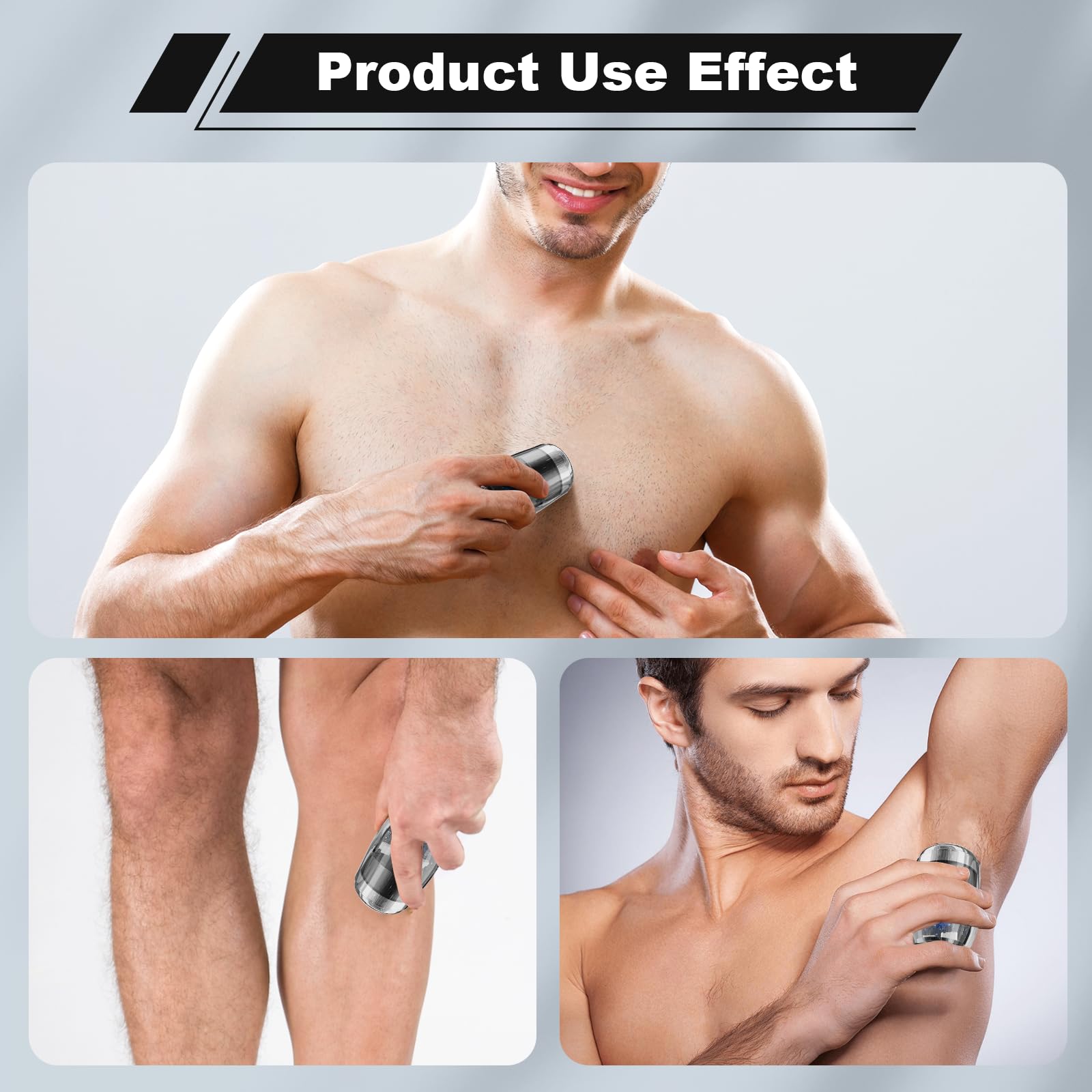 Mini Electric Shaver for Men - Portable USB-C Rechargeable Travel Razor with Powerful Motor | Perfect for Business Trips, Gym Bags & Daily Grooming (Black)