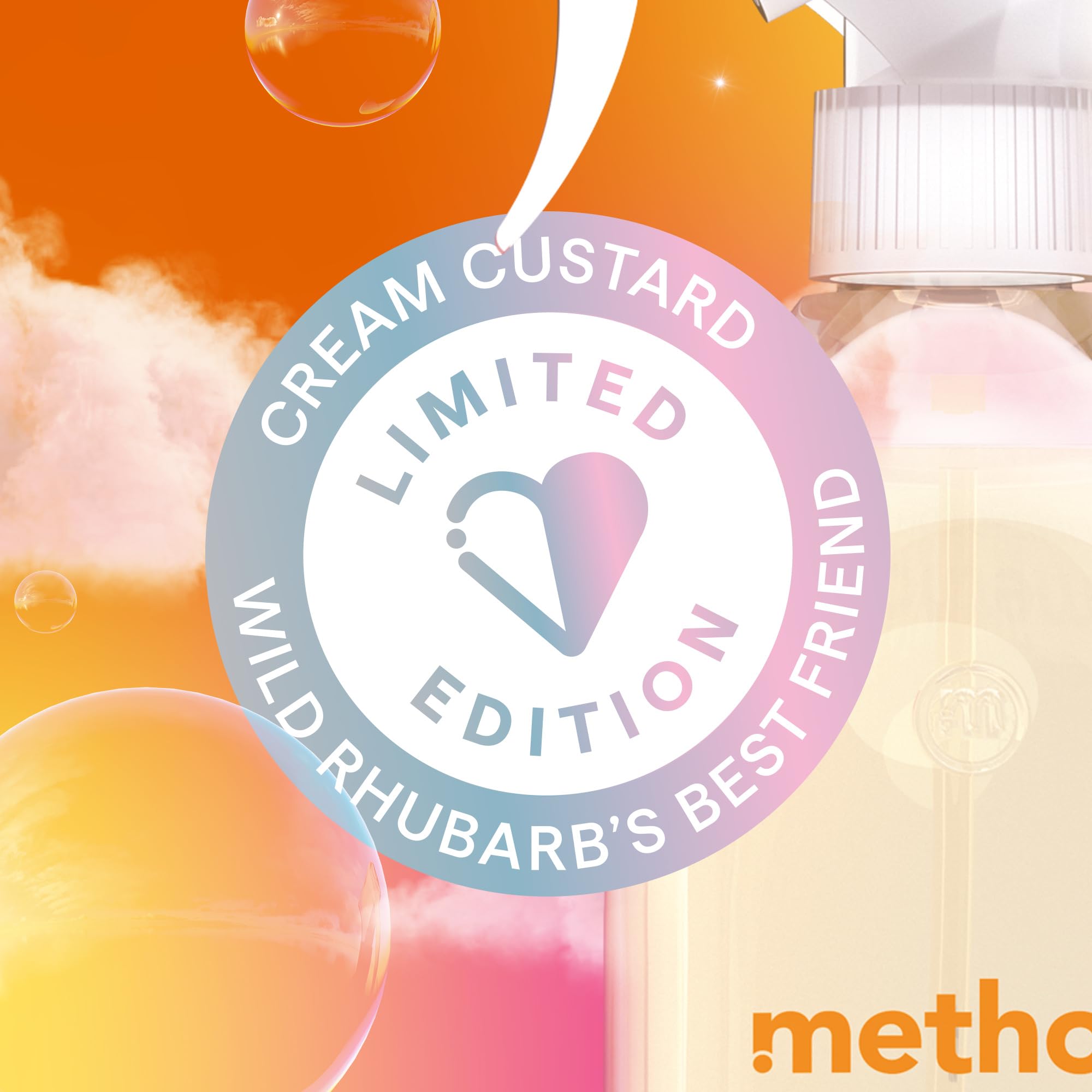 Method All Purpose Cleaner Spray - Cuts Grease & Grime, Surface Cleaner with Cream Custard Scent (1 Pack, 828ml) - Perfect for Kitchen, Bathroom & Home Cleaning