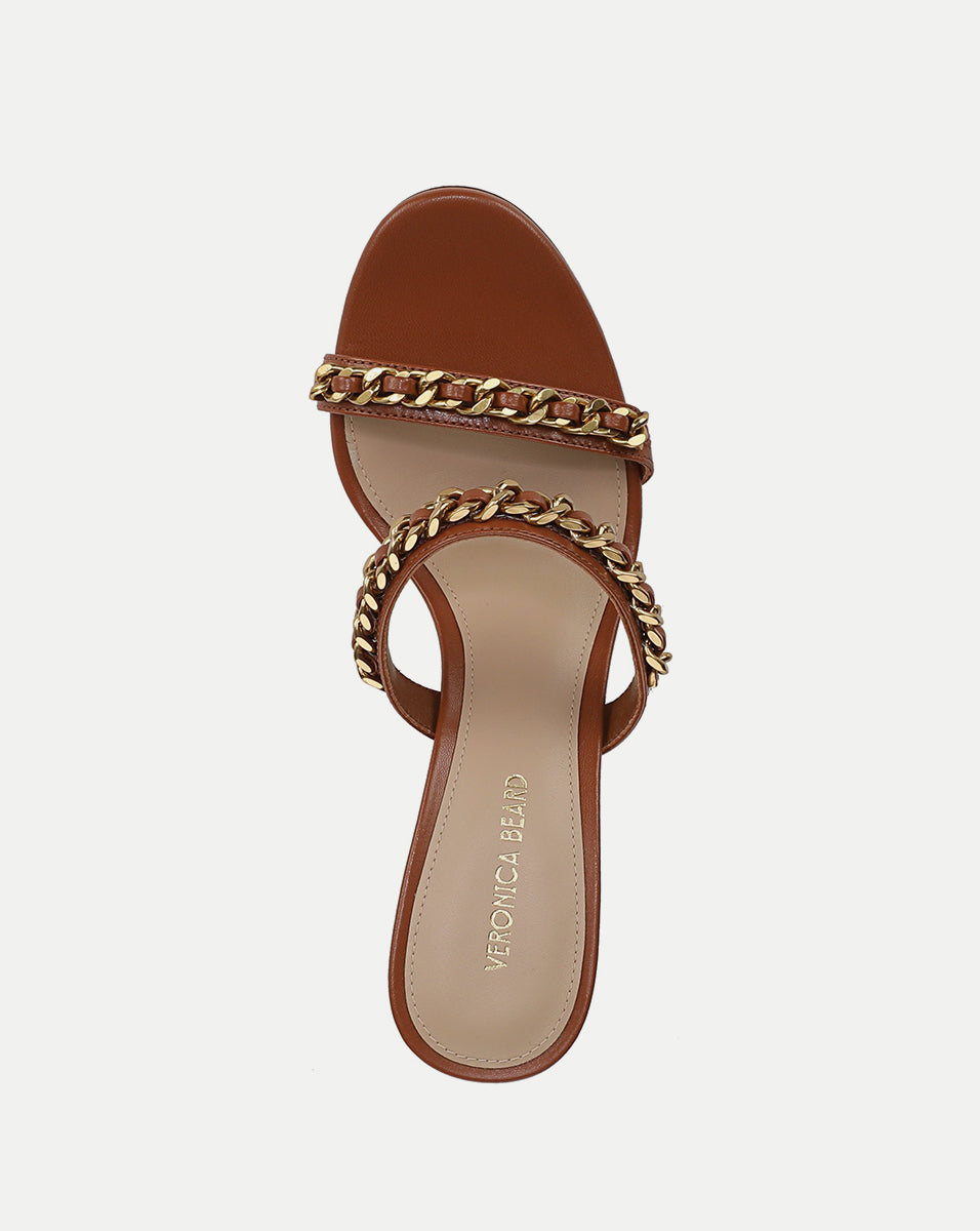 Gretchen Women's Chain Link Sandals - Stylish Comfortable Summer Beach Shoes for Outdoor Walking, Travel & Casual Wear