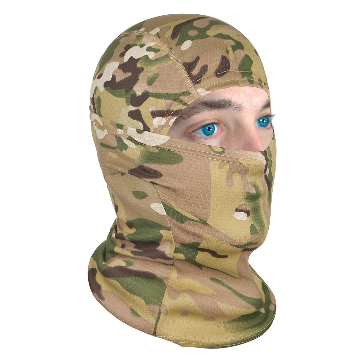 Achiou Balaclava Face Mask for Men & Women - Summer Cooling Neck Gaiter, UV Protection Ski Scarf, Breathable Shiesty Mask for Outdoor Sports, Cycling, Motorcycle, Hiking & Work Protection