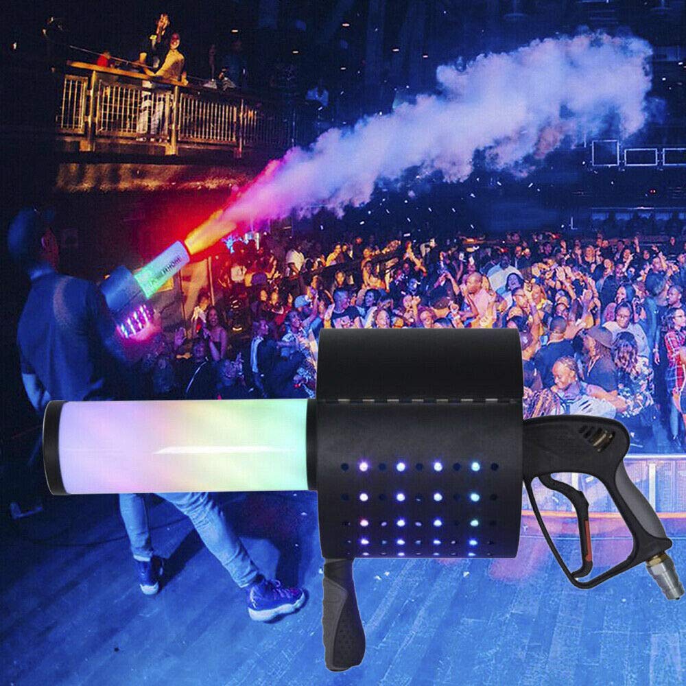 CO2 Fog Machine for Stage Shows - Digital Air Column Fog Cannon with Multicolor Effects | Perfect for DJ Parties, Birthday Celebrations, Weddings & Events