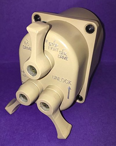 Military Humvee MS51113-1 Compatible 3 Lever Light Switch - New Tan Color for Tactical Vehicle Interior Lighting Upgrade | Perfect for Off-Road, Camping & Emergency Vehicle Modifications