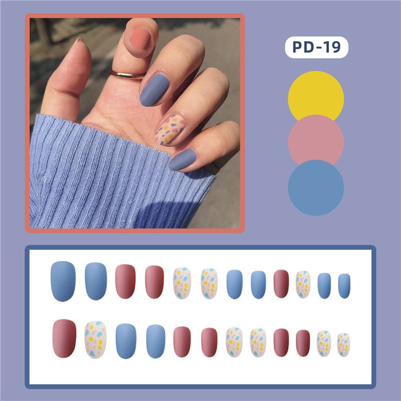 PD-19-Fake Nails Art