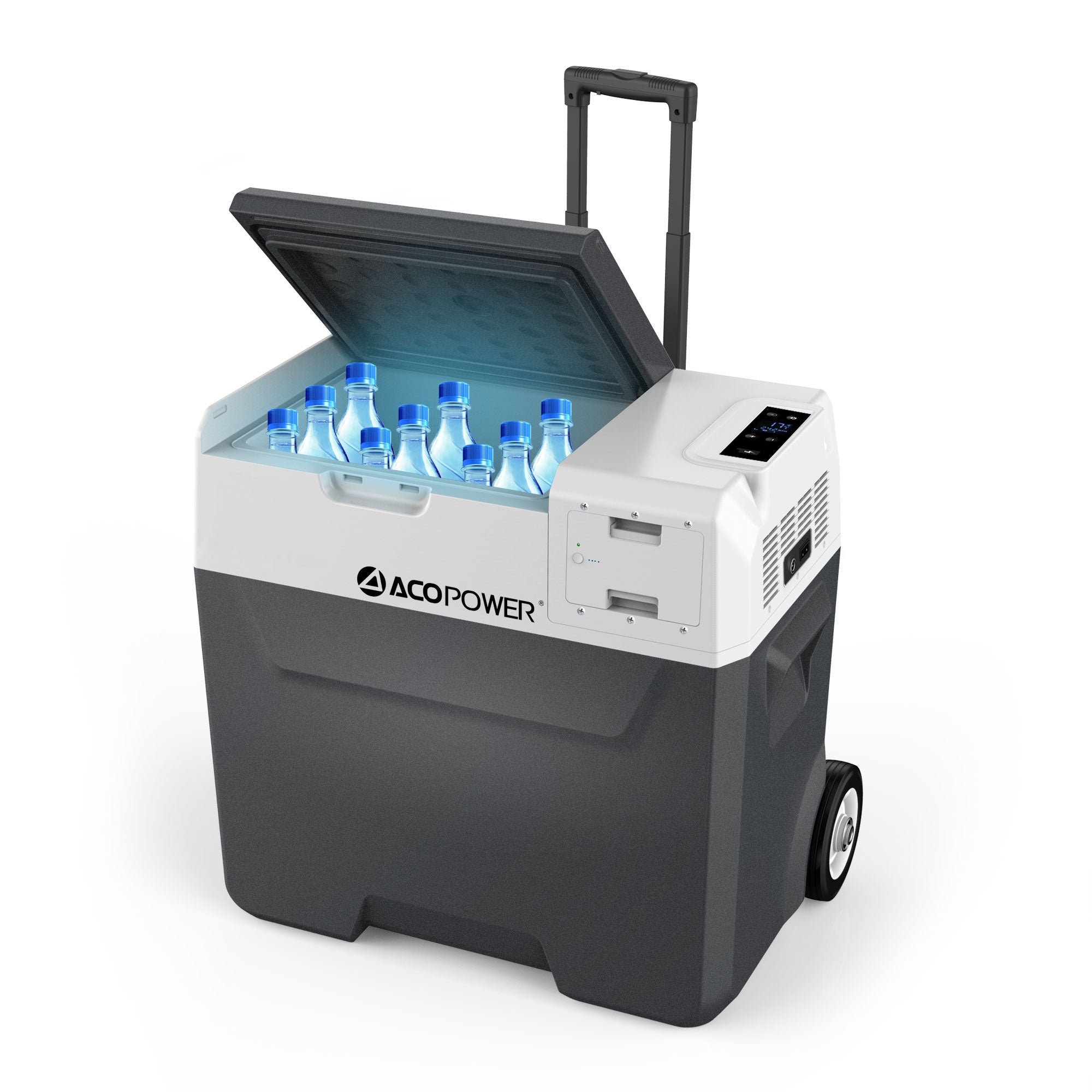 Acopower LionCooler X50A 52-Quart Portable Solar Fridge Freezer - Perfect for Camping, Road Trips & Outdoor Adventures